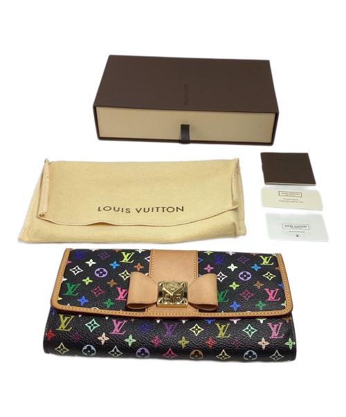 LOUIS VUITTON（ルイ ヴィトン）LOUIS VUITTON (ルイ ヴィトン) LOUIS VUITTON　ポルトフォイユ・サラ ヌー ノワール ブラックの古着・服飾アイテム