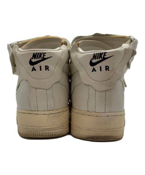NIKE（ナイキ）NIKE (ナイキ) COMME des GARCONS (コムデギャルソン) AIR FORCE1 MID ホワイト サイズ:28.5の古着・服飾アイテム