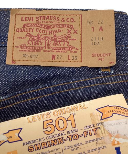 LEVI'S（リーバイス）LEVI'S (リーバイス) LEVI'S　デニムパンツ インディゴ サイズ:27 未使用品の古着・服飾アイテム