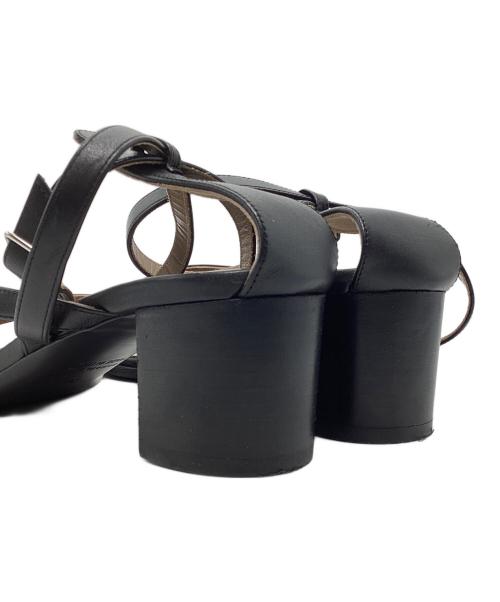 HERMES（エルメス）HERMES (エルメス) コリエドシアン ストラップサンダル ブラック サイズ:36の古着・服飾アイテム