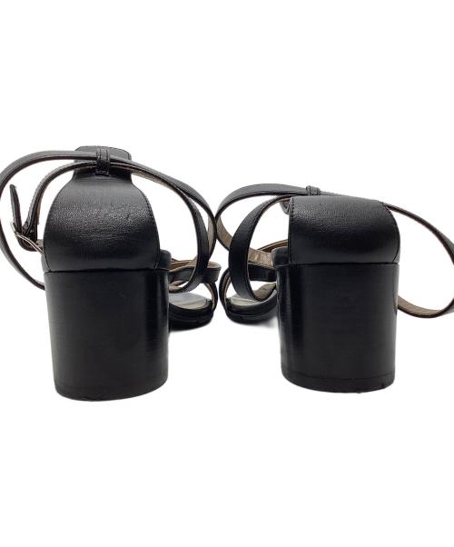 HERMES（エルメス）HERMES (エルメス) コリエドシアン ストラップサンダル ブラック サイズ:36の古着・服飾アイテム