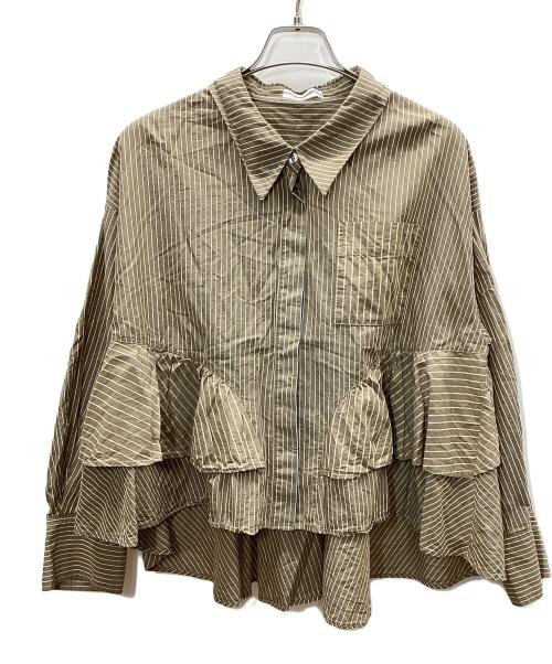 STYLE MIXER（スタイルミキサー）STYLE MIXER (スタイルミキサー) 長袖シャツ ブラウン サイズ:FREEの古着・服飾アイテム
