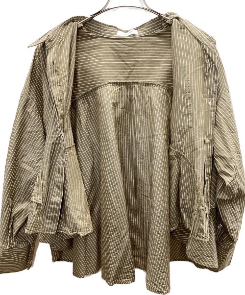 STYLE MIXER（スタイルミキサー）STYLE MIXER (スタイルミキサー) 長袖シャツ ブラウン サイズ:FREEの古着・服飾アイテム