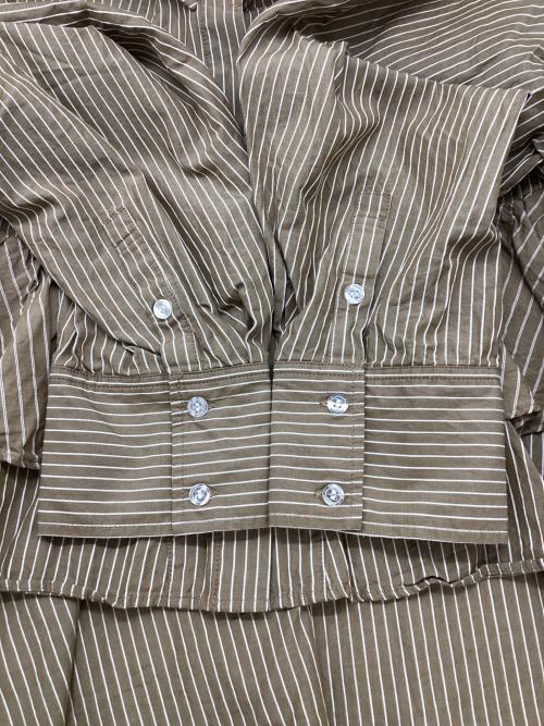 STYLE MIXER（スタイルミキサー）STYLE MIXER (スタイルミキサー) 長袖シャツ ブラウン サイズ:FREEの古着・服飾アイテム