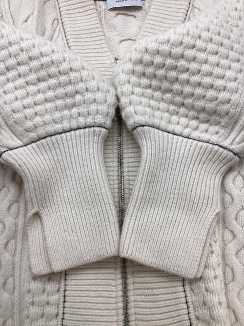 Adam et Rope（アダム エ ロペ）Adam et Rope (アダム エ ロペ) 厚手ニット ホワイト サイズ:FREEの古着・服飾アイテム