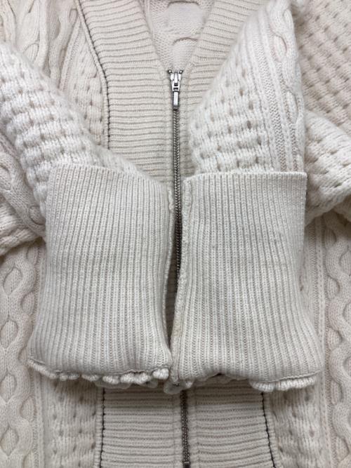 Adam et Rope（アダム エ ロペ）Adam et Rope (アダム エ ロペ) 厚手ニット ホワイト サイズ:FREEの古着・服飾アイテム