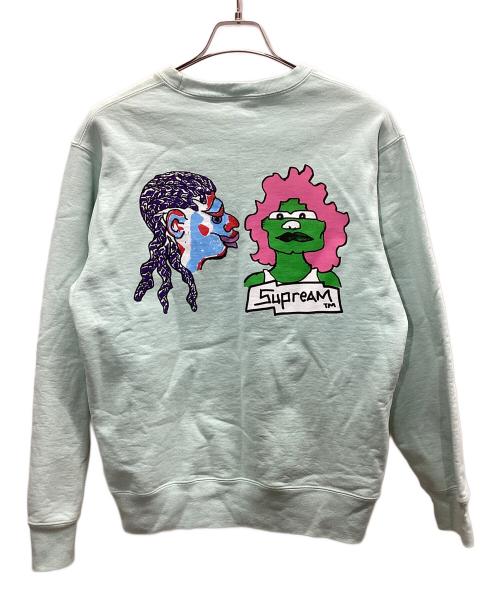 SUPREME（シュプリーム）SUPREME (シュプリーム) Gonz Heads クルーネックスウェット スカイブルー サイズ:Mの古着・服飾アイテム