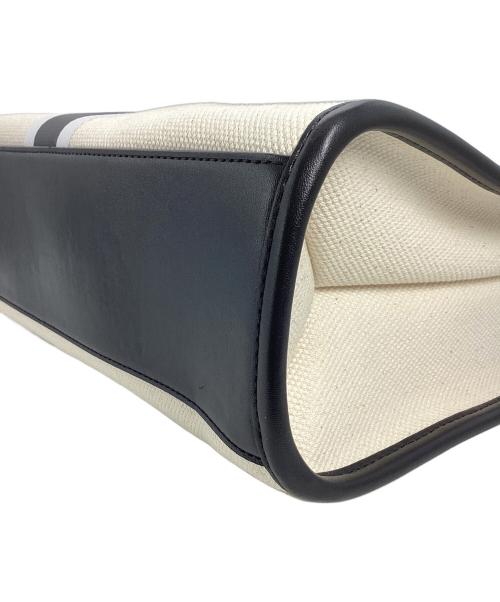 MICHAEL KORS（マイケル・コース）MICHAEL KORS (マイケル・コース) MICHAEL KORS トートバッグ ミレラ ホワイト×ブラックの古着・服飾アイテム