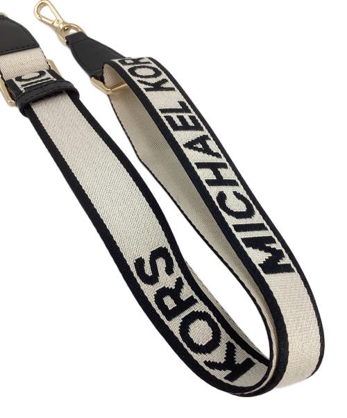 MICHAEL KORS（マイケル・コース）MICHAEL KORS (マイケル・コース) MICHAEL KORS トートバッグ ミレラ ホワイト×ブラックの古着・服飾アイテム