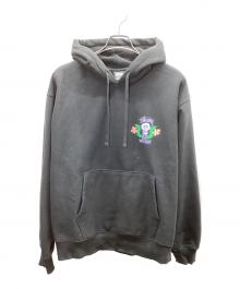 stussy（ステューシー）の古着「Skull Crest Hoodie」｜ブラック