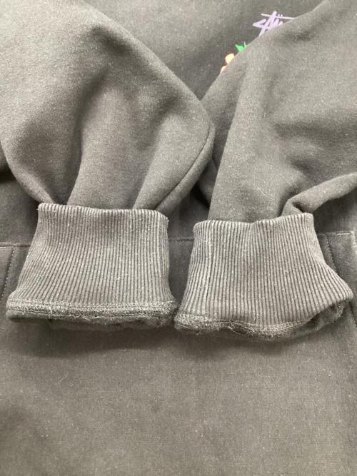 stussy（ステューシー）stussy (ステューシー) Skull Crest Hoodie ブラック サイズ:Lの古着・服飾アイテム