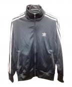 adidasアディダス）の古着「トラックジャケット」｜ブラック