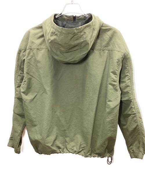 NEW BALANCE（ニューバランス）NEW BALANCE (ニューバランス) ウーブンフーデッドジャケット カーキ サイズ:Sの古着・服飾アイテム