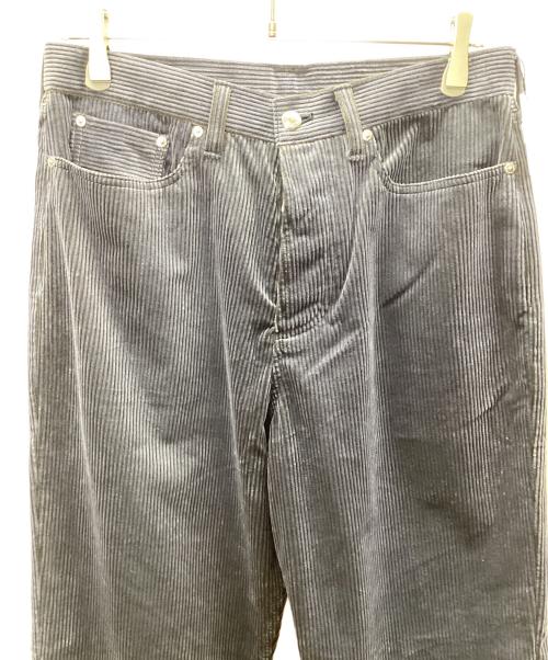 PAUL SMITH（ポールスミス）PAUL SMITH (ポールスミス) コットンコーデュロイ ワイドストレートパンツ ブルー サイズ:L 未使用品の古着・服飾アイテム