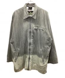 adidas（アディダス）の古着「グラデーションチェックジャケット」｜グレー