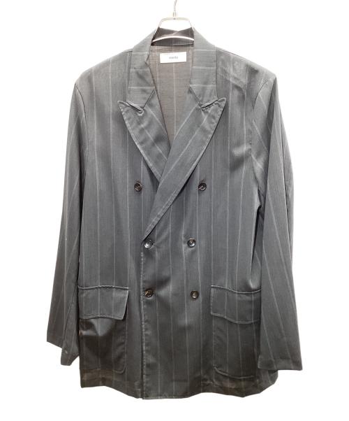 MARKA（マーカ）MARKA (マーカ) ダブルブレストシャツジャケット グレー サイズ:3の古着・服飾アイテム