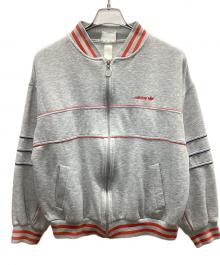 adidas（アディダス）の古着「スウェットジャケット」｜ライトグレー