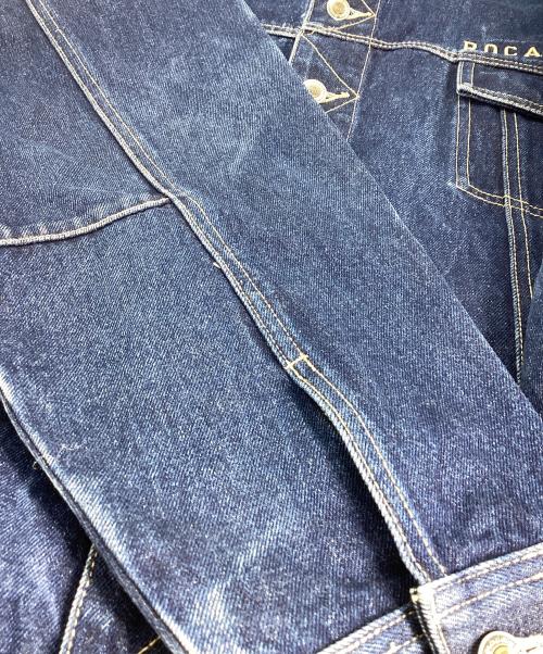 ROCA WEAR（ロカウェア）ROCA WEAR (ロカウェア) デニムジャケット ネイビー サイズ:Lの古着・服飾アイテム