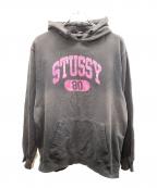stussyステューシー）の古着「パーカー」｜ブラック