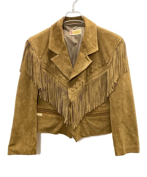 SENDRA（センドラ）SENDRA (センドラ) フリンジウエスタンジャケット ブラウン サイズ:Mの古着・服飾アイテム