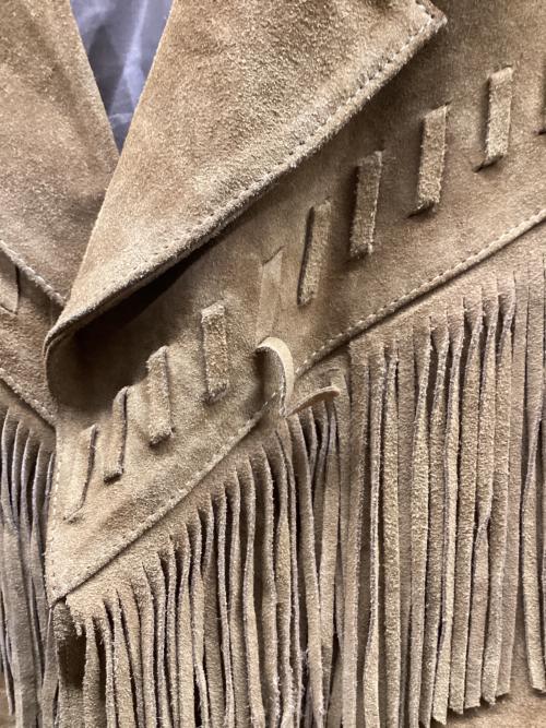 SENDRA（センドラ）SENDRA (センドラ) フリンジウエスタンジャケット ブラウン サイズ:Mの古着・服飾アイテム