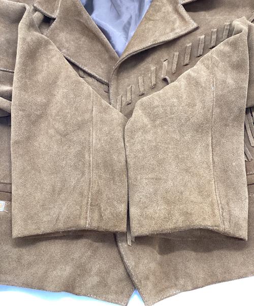 SENDRA（センドラ）SENDRA (センドラ) フリンジウエスタンジャケット ブラウン サイズ:Mの古着・服飾アイテム