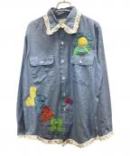 big macビッグマック）の古着「長袖シャツ」｜ブルー