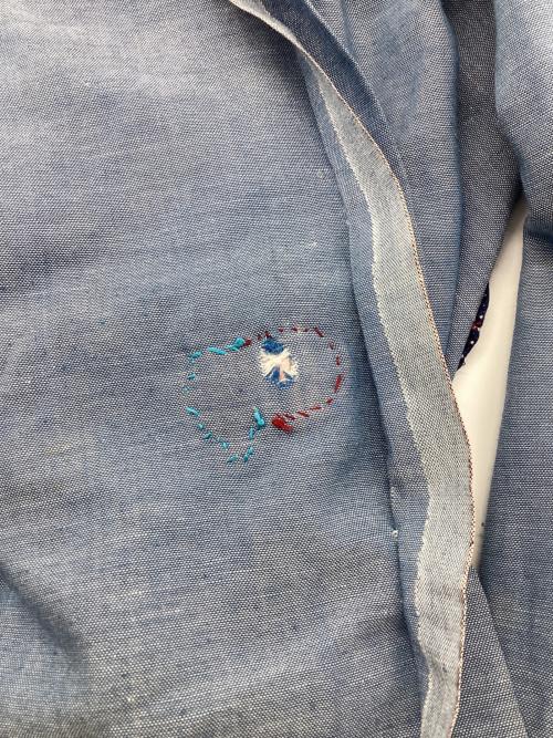 big mac（ビッグマック）big mac (ビッグマック) 長袖シャツ ブルー サイズ:FREEの古着・服飾アイテム