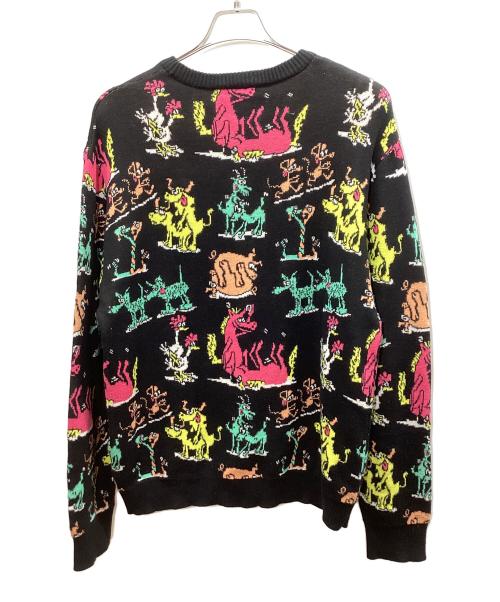 LABRAT（ラブラット）LABRAT (ラブラット) Animal Sweater ブラック サイズ:Lの古着・服飾アイテム
