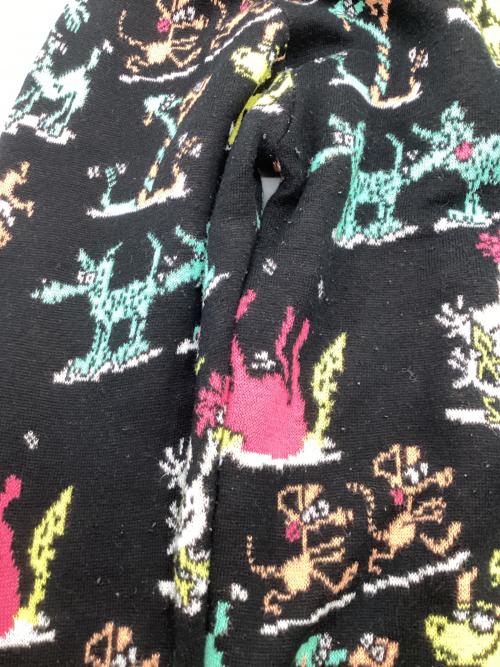 LABRAT（ラブラット）LABRAT (ラブラット) Animal Sweater ブラック サイズ:Lの古着・服飾アイテム