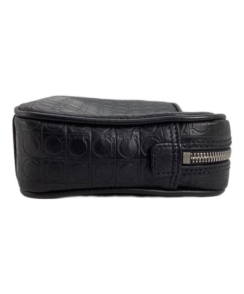 Salvatore Ferragamo（サルヴァトーレ フェラガモ）Salvatore Ferragamo (サルヴァトーレ フェラガモ) Salvatore Ferragamo トイレタリーバッグ ブラックの古着・服飾アイテム