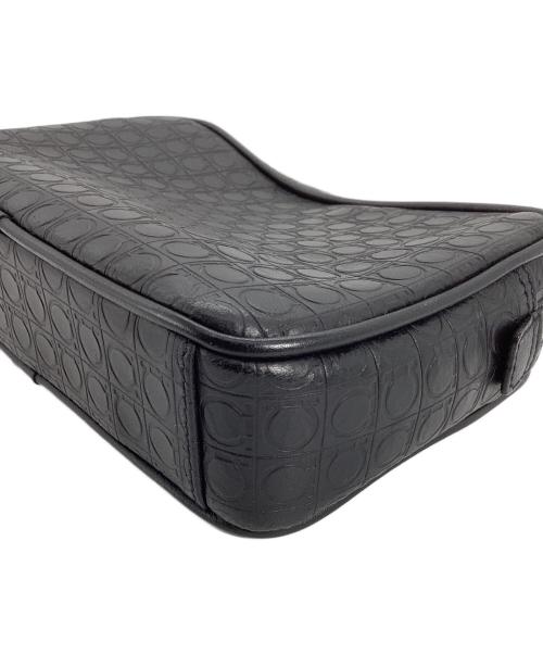 Salvatore Ferragamo（サルヴァトーレ フェラガモ）Salvatore Ferragamo (サルヴァトーレ フェラガモ) Salvatore Ferragamo トイレタリーバッグ ブラックの古着・服飾アイテム