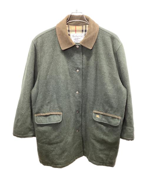 Burberry's（バーバリー）Burberry's (バーバリー) ウールハンティングコート ブラウン×カーキ サイズ:46の古着・服飾アイテム