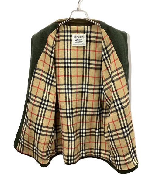 Burberry's（バーバリー）Burberry's (バーバリー) ウールハンティングコート ブラウン×カーキ サイズ:46の古着・服飾アイテム