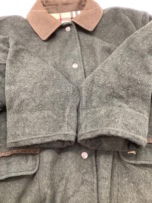 Burberry's（バーバリー）Burberry's (バーバリー) ウールハンティングコート ブラウン×カーキ サイズ:46の古着・服飾アイテム