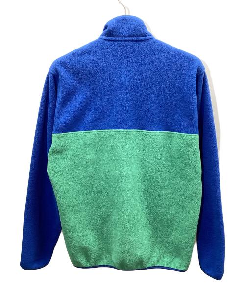 Patagonia（パタゴニア）Patagonia (パタゴニア) シンチラスナップT フリースジャケット ブルー×グリーン サイズ:Sの古着・服飾アイテム