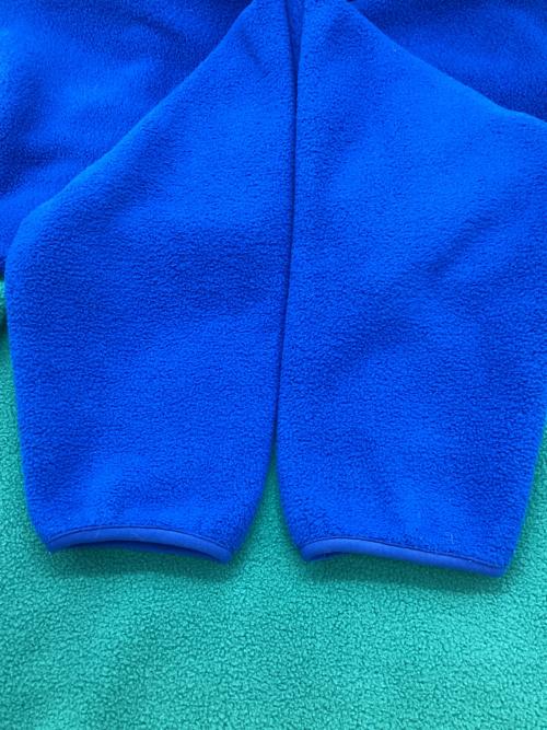 Patagonia（パタゴニア）Patagonia (パタゴニア) シンチラスナップT フリースジャケット ブルー×グリーン サイズ:Sの古着・服飾アイテム