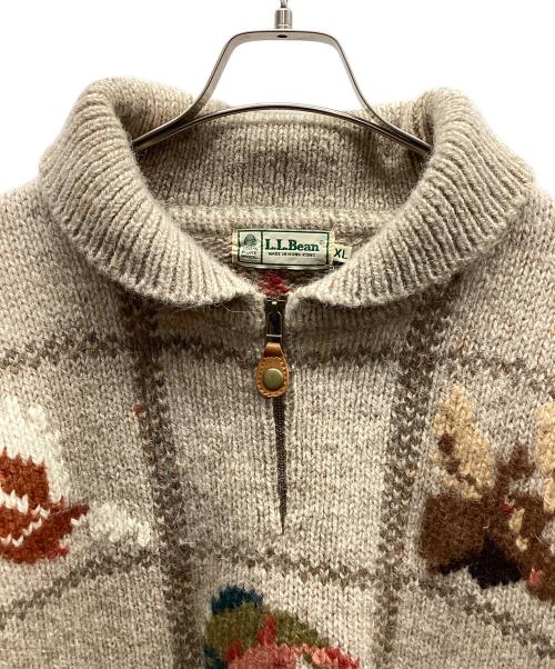L.L.Bean（エルエルビーン）L.L.Bean (エルエルビーン) 厚手ニット ベージュ サイズ:XLの古着・服飾アイテム