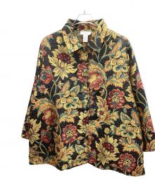 ERIN LONDON PETITES（エリン・ロンドン・ピティート）の古着「総柄コート」｜マルチカラー