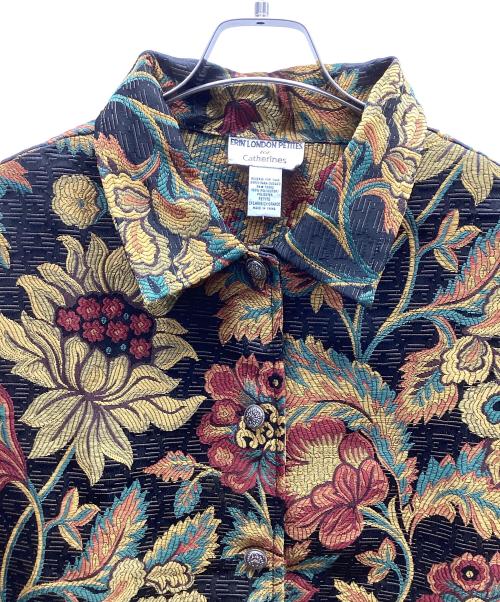 ERIN LONDON PETITES（エリン・ロンドン・ピティート）ERIN LONDON PETITES (エリン・ロンドン・ピティート) 総柄コート マルチカラー サイズ:2XLの古着・服飾アイテム