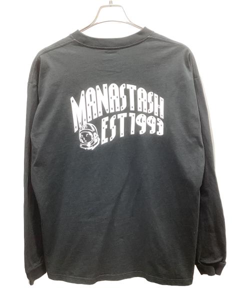 BILLIONAIRE BOYS CLUB（ビリオネアボーイズクラブ）BILLIONAIRE BOYS CLUB (ビリオネアボーイズクラブ) Manastash (マナスタッシュ) 長袖Tシャツ ブラック サイズ:Lの古着・服飾アイテム
