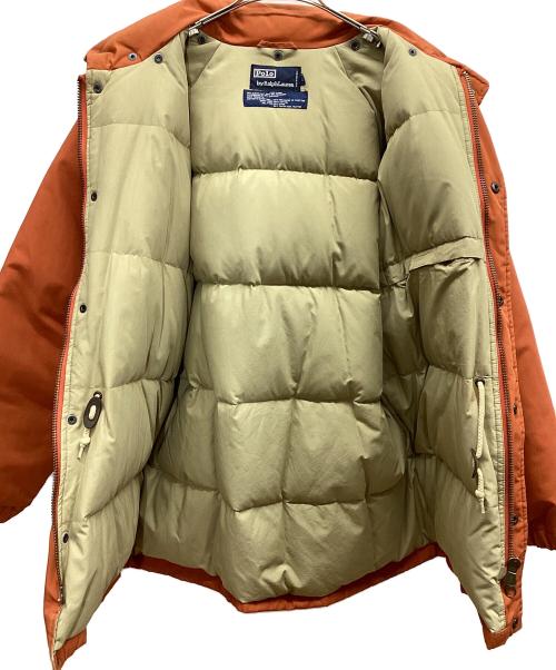 POLO RALPH LAUREN（ポロ・ラルフローレン）POLO RALPH LAUREN (ポロ・ラルフローレン) ダウンコート オレンジ サイズ:Lの古着・服飾アイテム