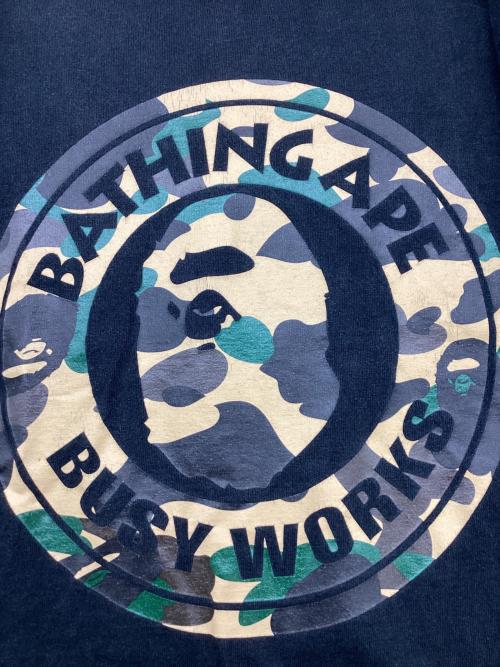 A BATHING APE（アベイシングエイプ）A BATHING APE (ア ベイシング エイプ) 半袖カットソー ブラック サイズ:Lの古着・服飾アイテム