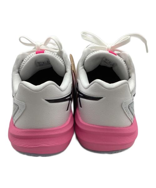 asics（アシックス）asics (アシックス) SKY ELITE FF 3 ホワイト×ピンク サイズ:24.5の古着・服飾アイテム