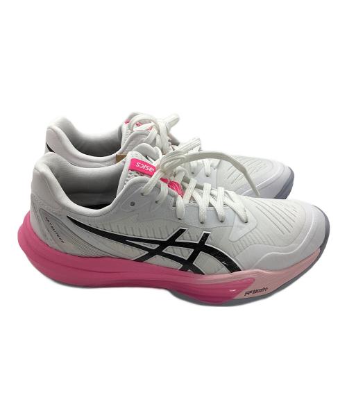 asics（アシックス）asics (アシックス) SKY ELITE FF 3 ホワイト×ピンク サイズ:24.5の古着・服飾アイテム
