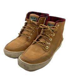Timberland×WOOLRICH（ティンバーランド×ウールリッチ）の古着「Timberland×WOOLRICH　ロールトップブーツ」｜ベージュ