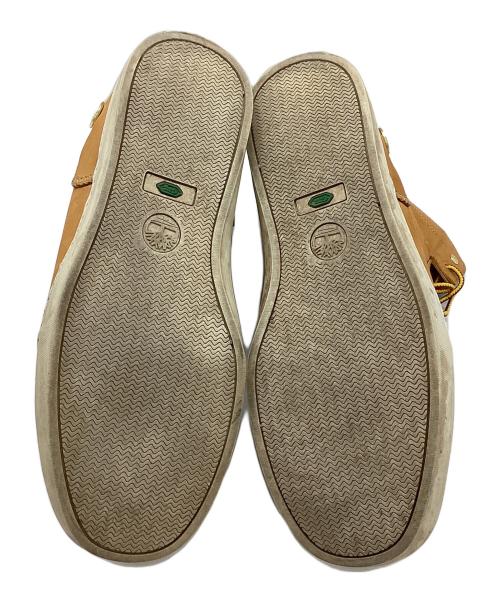 Timberland（ティンバーランド）Timberland (ティンバーランド) WOOLRICH (ウールリッチ) Timberland×WOOLRICH　ロールトップブーツ ベージュ サイズ:28cmの古着・服飾アイテム