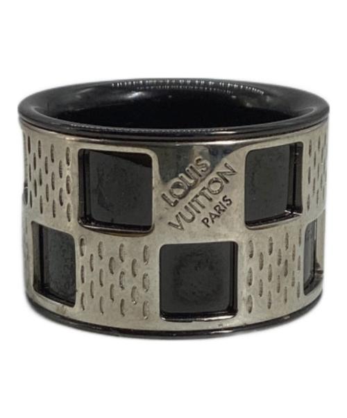 LOUIS VUITTON（ルイ ヴィトン）LOUIS VUITTON (ルイ ヴィトン) LOUIS VUITTON　バーグ・ダミエパーフォレ シルバー×ブラック サイズ:22号の古着・服飾アイテム