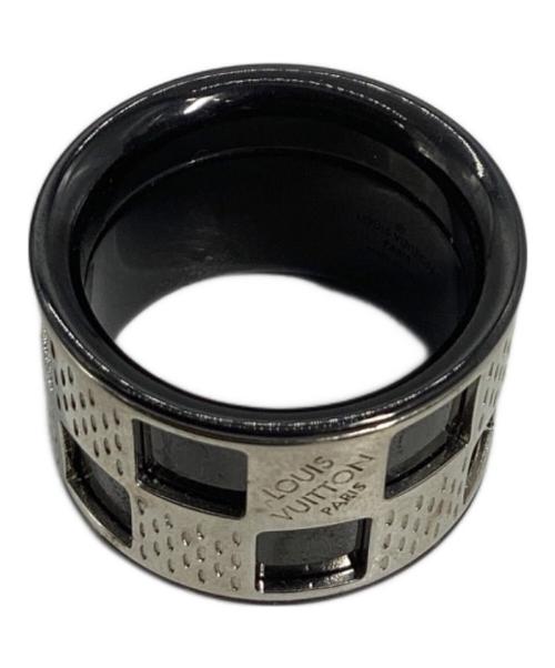 LOUIS VUITTON（ルイ ヴィトン）LOUIS VUITTON (ルイ ヴィトン) LOUIS VUITTON　バーグ・ダミエパーフォレ シルバー×ブラック サイズ:22号の古着・服飾アイテム