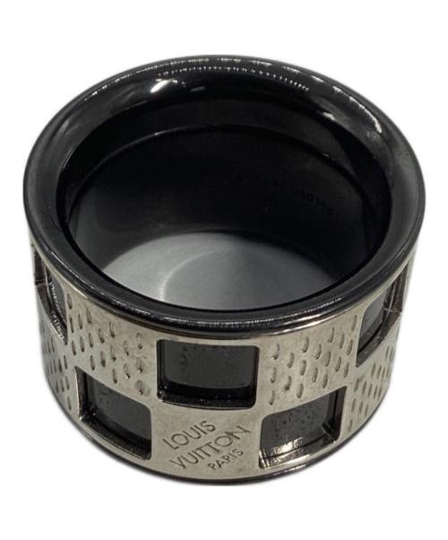 LOUIS VUITTON（ルイ ヴィトン）LOUIS VUITTON (ルイ ヴィトン) LOUIS VUITTON　バーグ・ダミエパーフォレ シルバー×ブラック サイズ:22号の古着・服飾アイテム